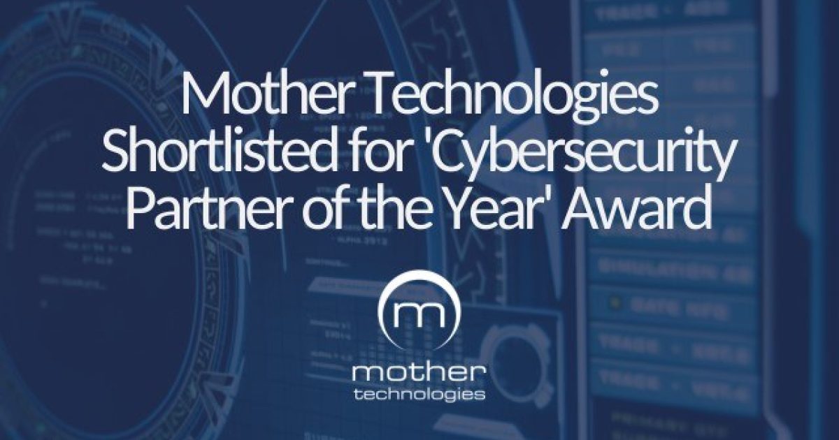 OpenGraph Image for Mother Technologies shortlisted for Cybersecurity Partner of the Year at CRN Channel Awards 2024