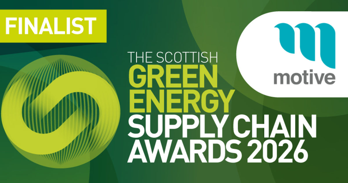 OpenGraph Image for Motive shortlisted in Scottish Green Energy Supply Chain Awards UK