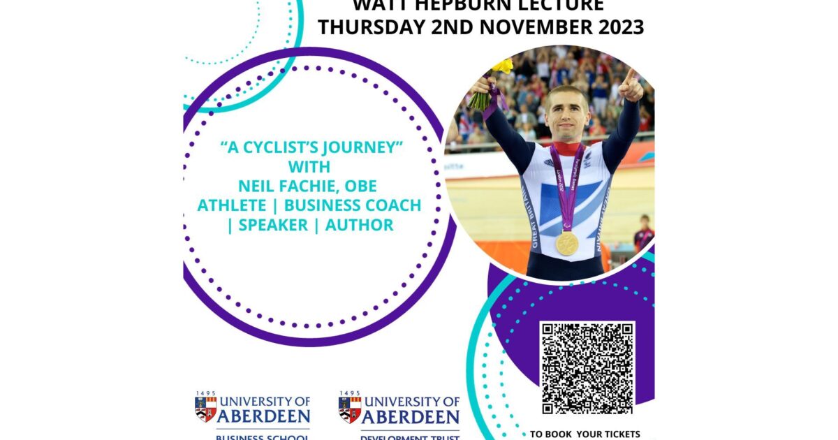 OpenGraph Image for Watt Hepburn Lecture 2023: Neil Fachie, OBE “A Cyclist’s Journey”