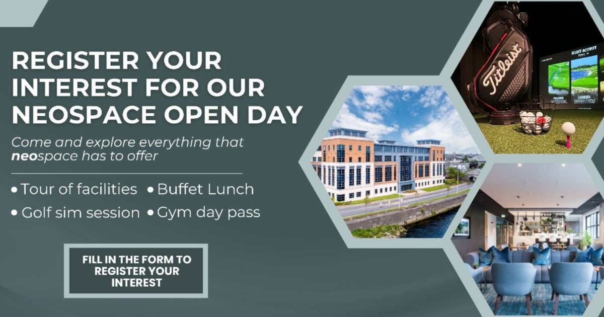 OpenGraph Image for Invitation to an exclusive open day at Neospace Aberdeen to discover your next workspace