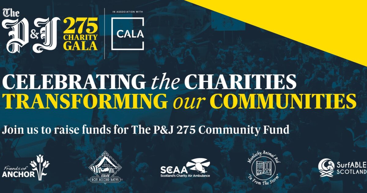 OpenGraph Image for The Press and Journal to host P&J 275 Charity Gala