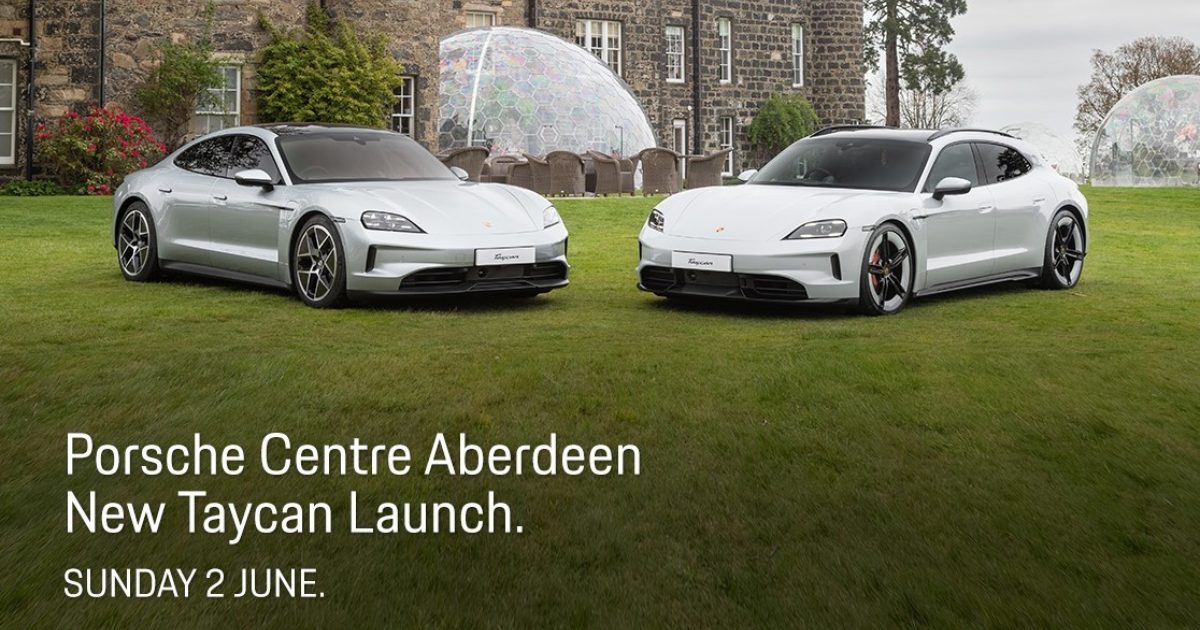 OpenGraph Image for Join Porsche Aberdeen for their new Taycan event