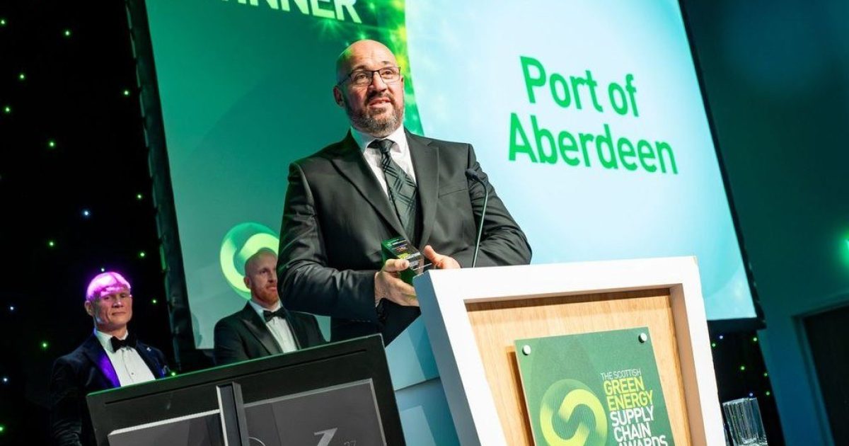 OpenGraph Image for Port of Aberdeen named sustainable supplier of the year