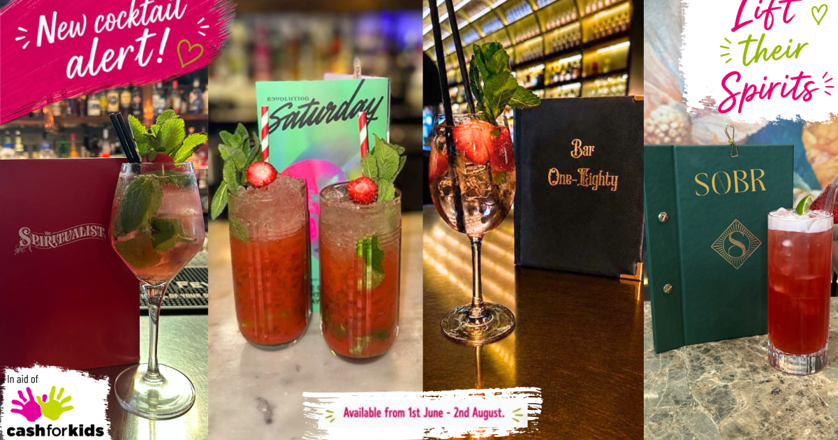 OpenGraph Image for Cash for Kids launches “Lift Their Spirits” summer cocktail campaign in partnership with four amazing local venues