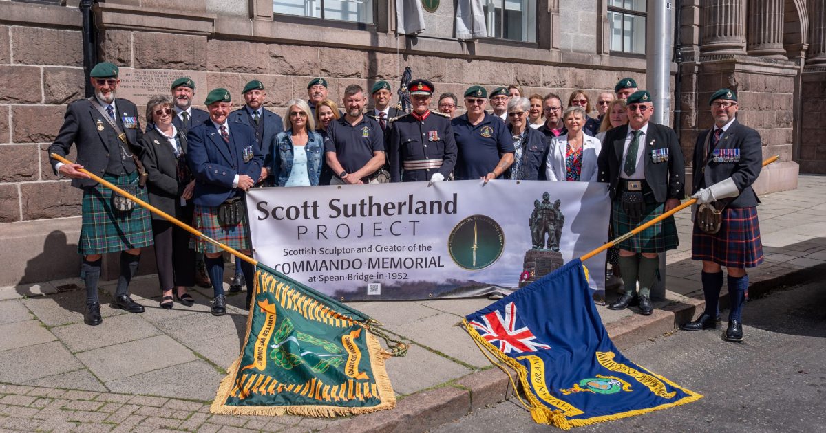 OpenGraph Image for Legacy of Scott Sutherland highlighted with plaque in Aberdeen