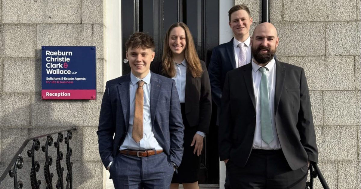 OpenGraph Image for Raeburn Christie Clark & Wallace LLP welcomes four new trainee solicitors
