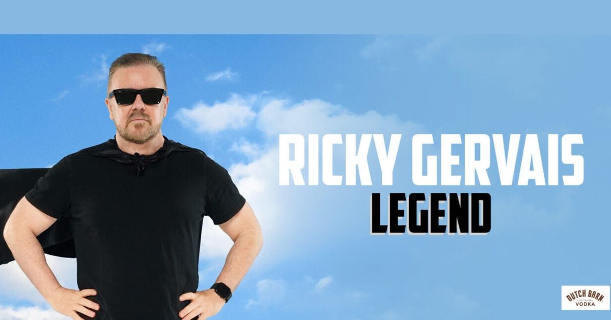 OpenGraph Image for Ricky Gervais: Legend comes to Aberdeen this winter