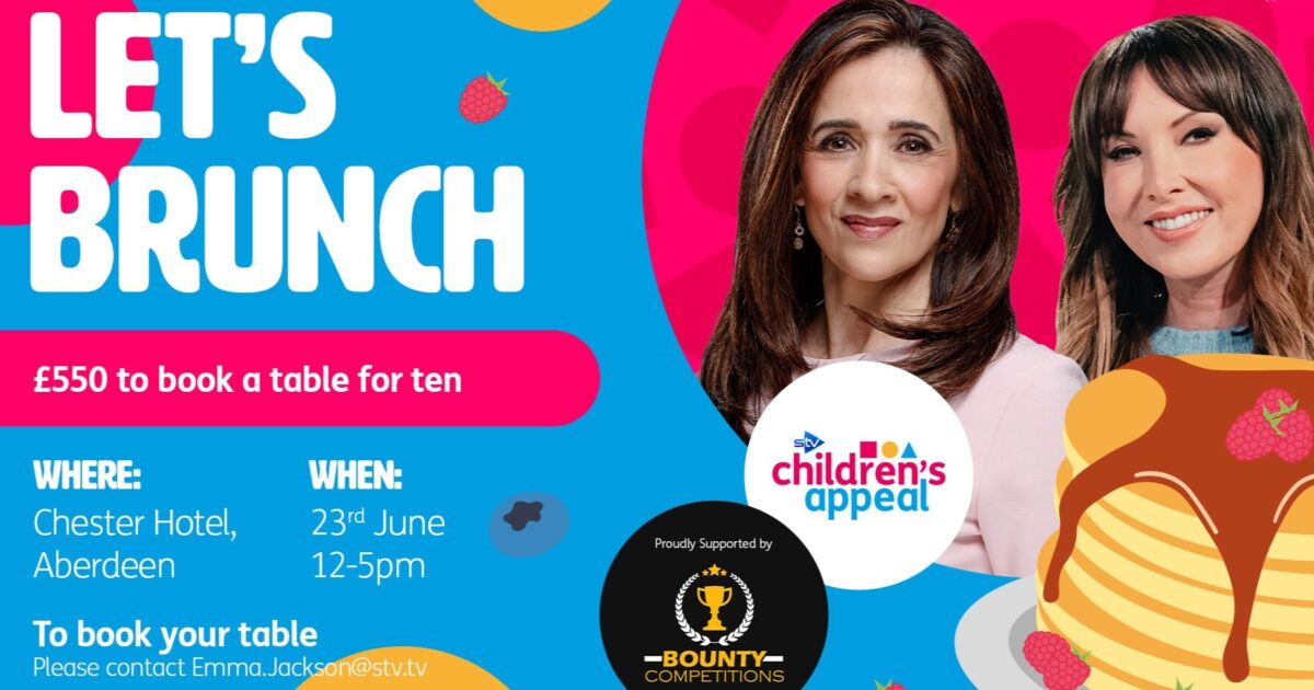 OpenGraph Image for The STV Children Appeal is bringing the Big Brunch to Aberdeen