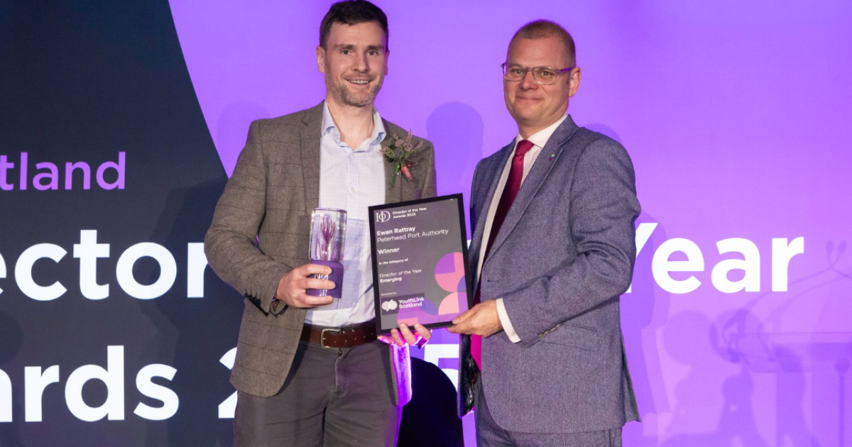 OpenGraph Image for Ewan Rattray wins IoD Emerging Director of the Year Award