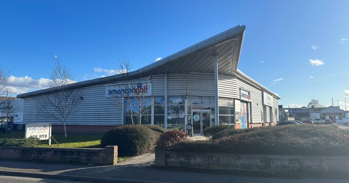 OpenGraph Image for Shepherd markets former American Golf showroom in prime corner site location in Inverness for lease