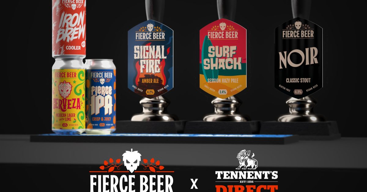OpenGraph Image for Fierce Beer joins Tennent's Direct portfolio with cask ales and core products