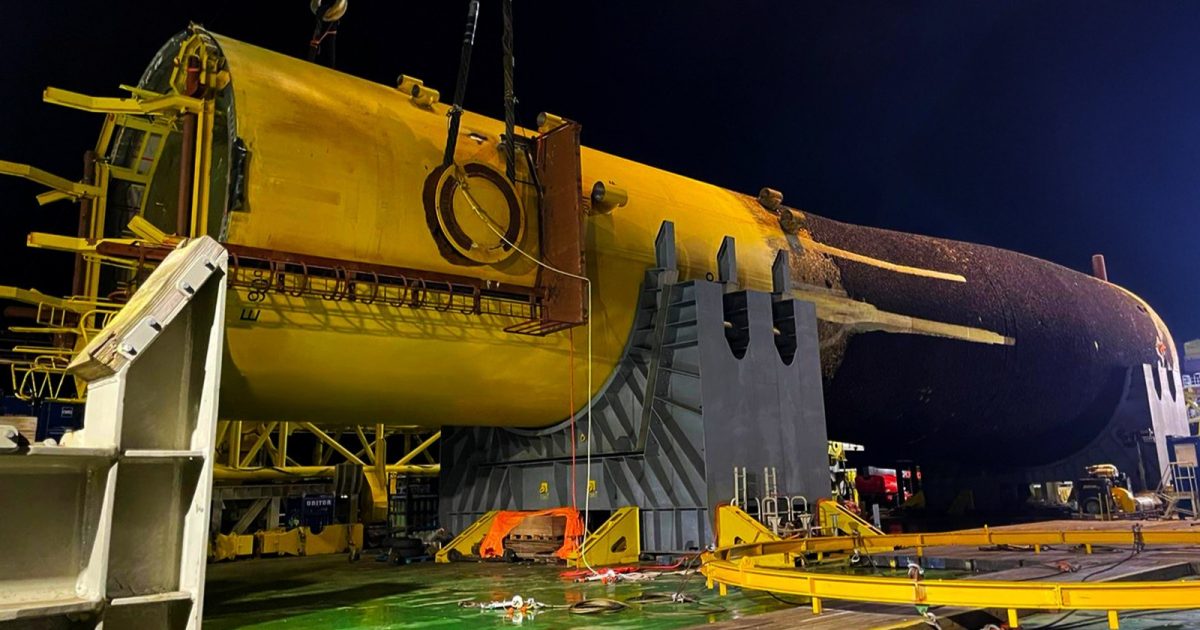 OpenGraph Image for James Fisher completes historic 10m diameter monopile cut, marking new milestone for offshore wind