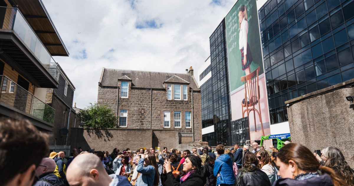 OpenGraph Image for Thousands flock to the city centre as part of Nuart Aberdeen