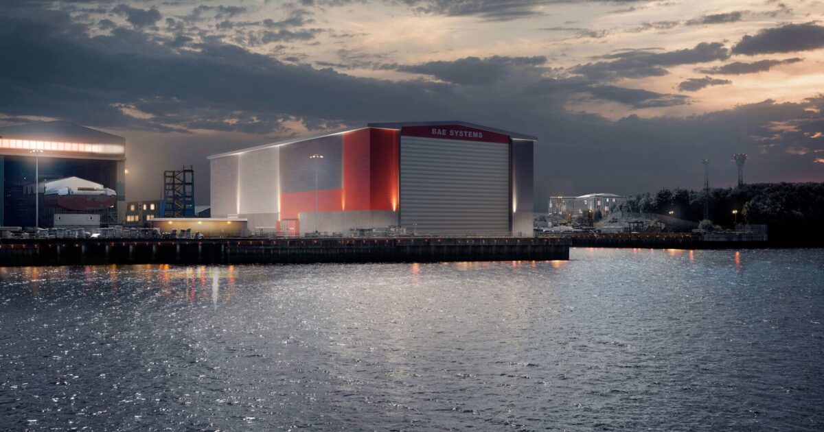 OpenGraph Image for Turner & Townsend appointed to support BAE Systems’ Ship Build Hall in Scotland