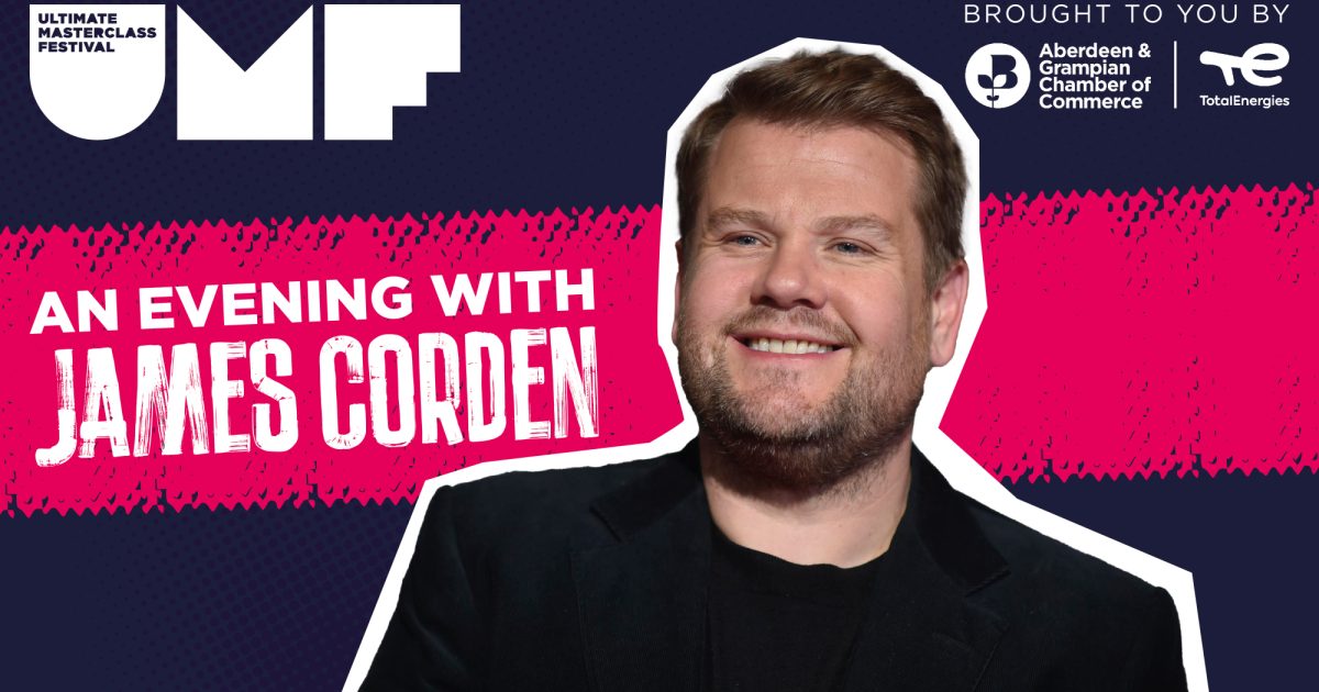 OpenGraph Image for James Corden joins Louis Theroux in line-up for Aberdeen’s Ultimate Masterclass Festival