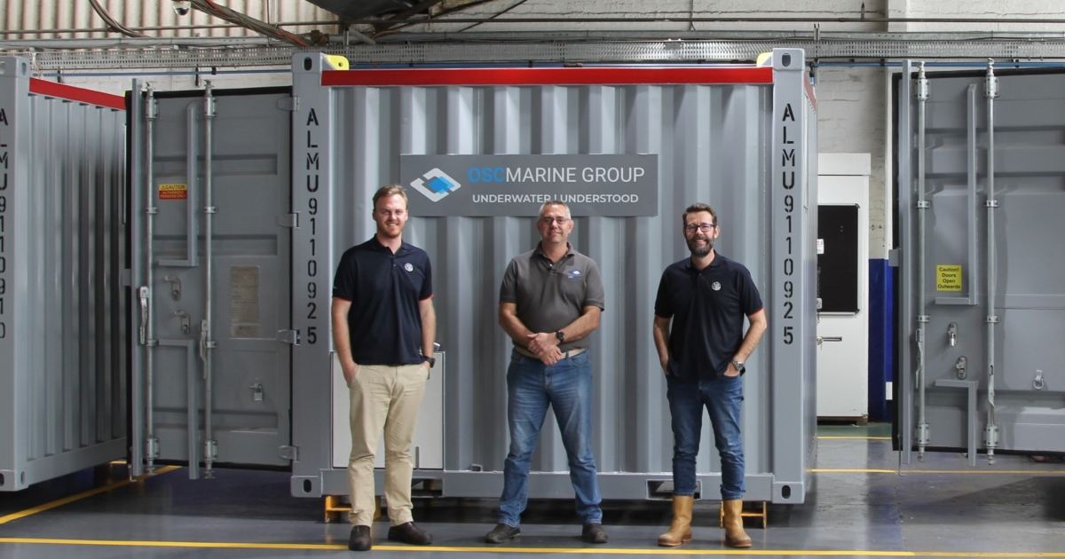 OpenGraph Image for Unique Group delivers fully bespoke Nitrox commercial diving system to OSC Marine