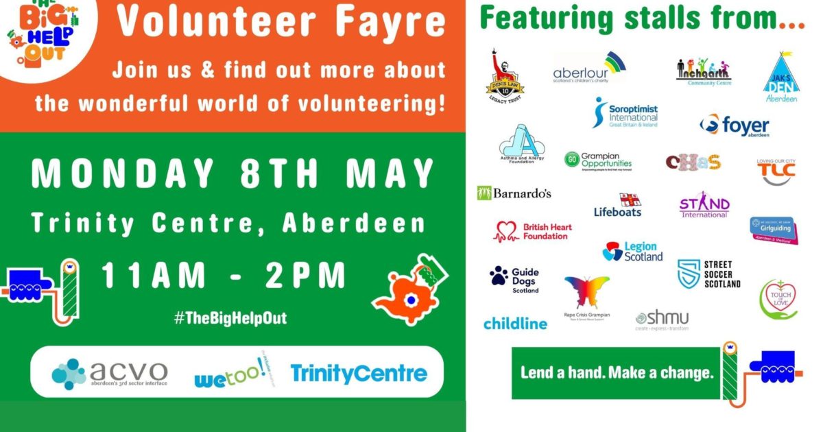 OpenGraph Image for Local charities to gather for The Big Help Out Volunteering Fayre