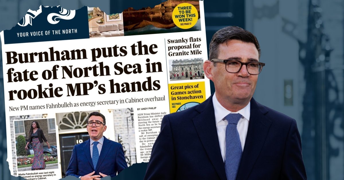 OpenGraph Image for Burnham places future of North Sea in the hands of London MP Miatta Fahnbulleh