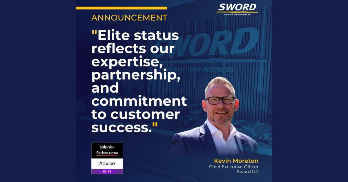 OpenGraph Image for Sword achieves Splunk Advise Motion Elite status