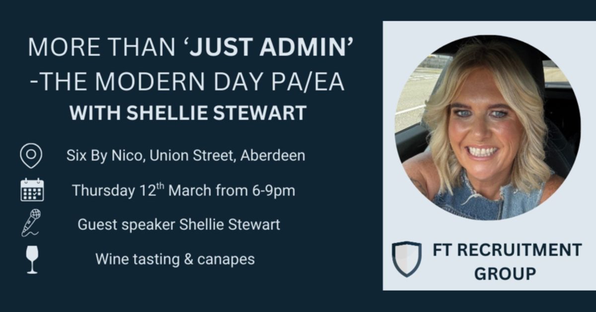 OpenGraph Image for FT Recruitment Group – PA, EA and business support networking event