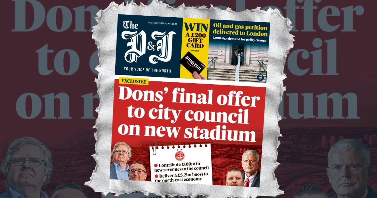 OpenGraph Image for Aberdeen FC offers £1m a year for 99 years in final bid to secure new community stadium