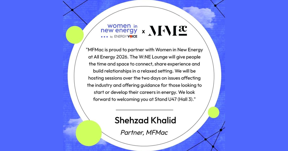 OpenGraph Image for Women in New Energy partnering with MFMac to deliver W:NE Lounge