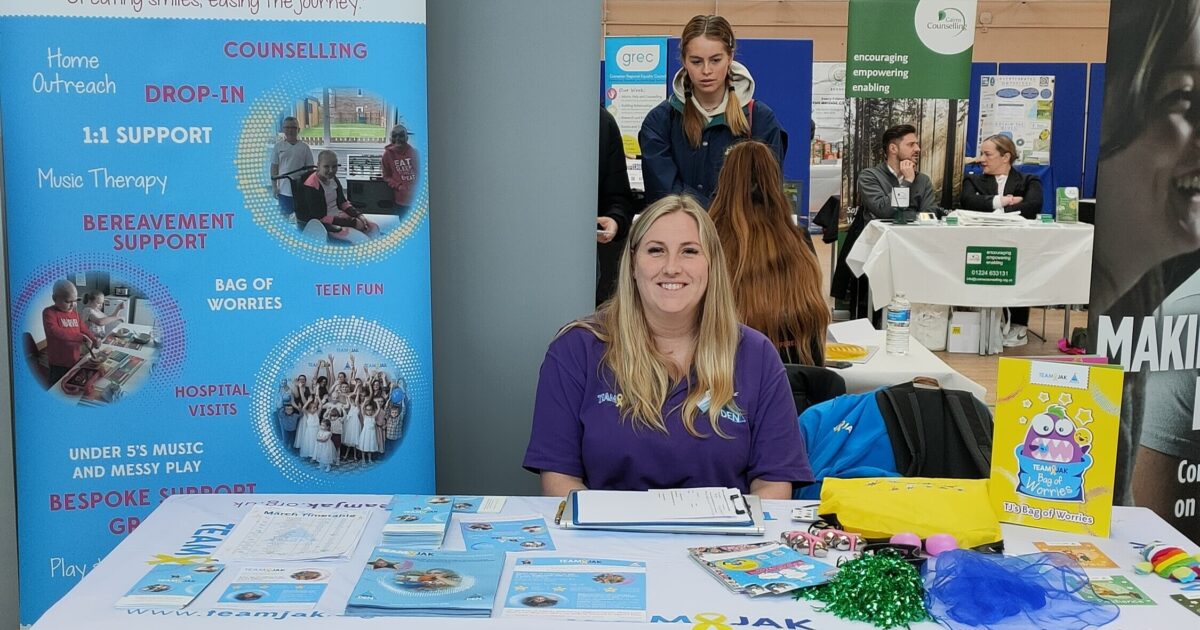OpenGraph Image for University of Aberdeen volunteering fair success