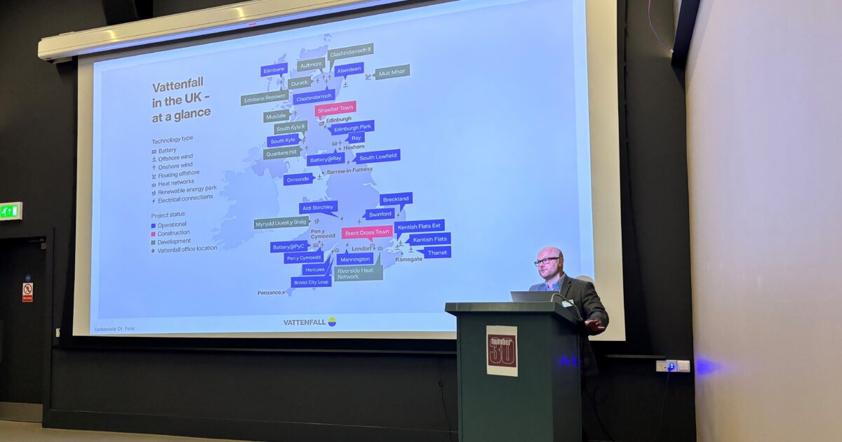 OpenGraph Image for Vattenfall onshore wind supply chain event in Huntly