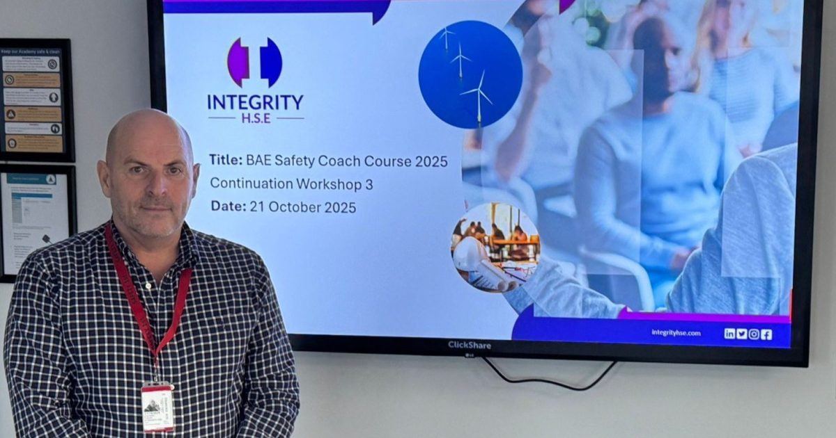OpenGraph Image for Developing those who influence change: Integrity HSE partners with BAE Systems