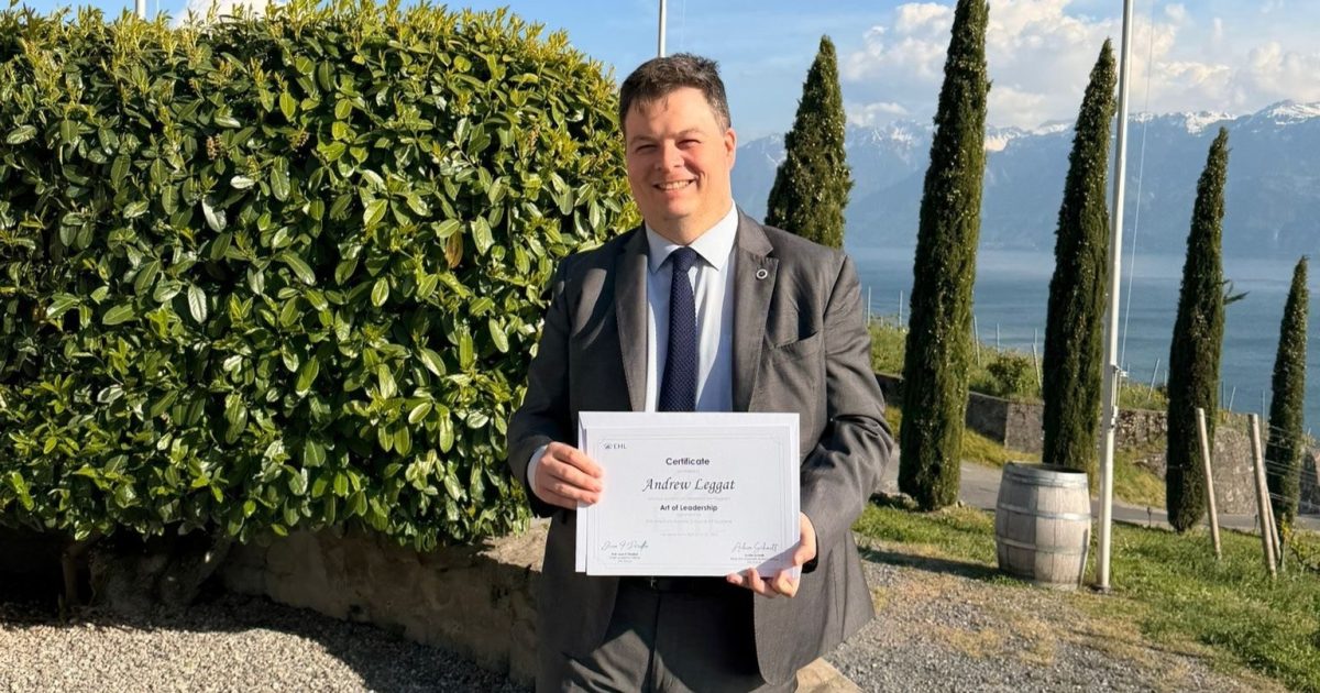 OpenGraph Image for Andrew Leggat completes prestigious leadership programme at EHL Hospitality Business School