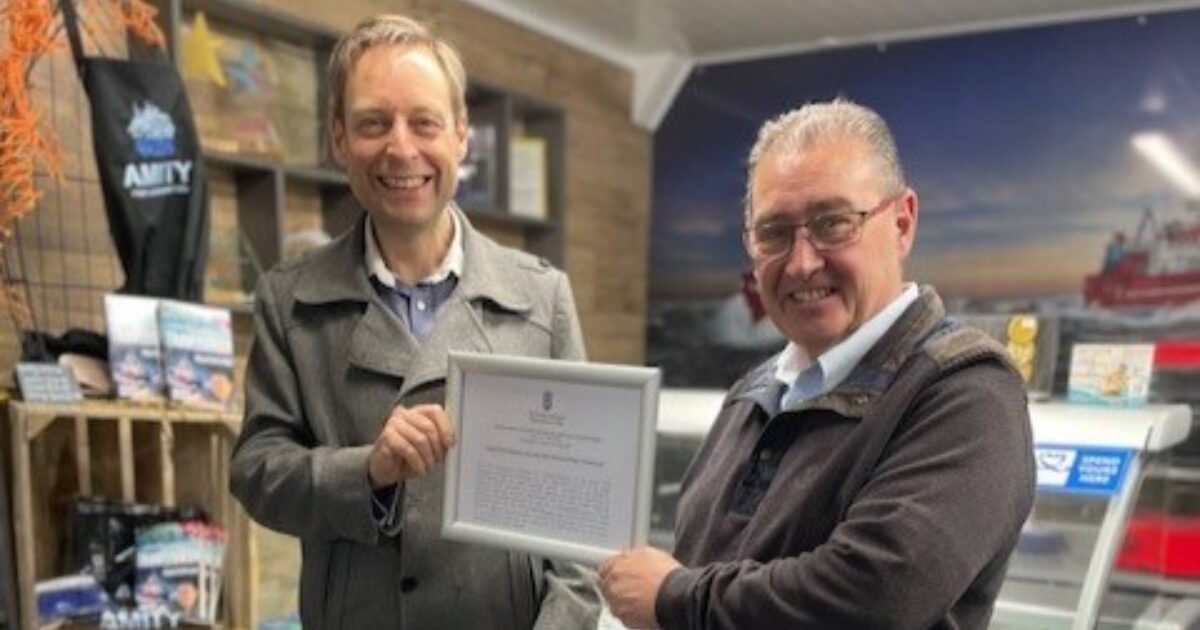 OpenGraph Image for Amity Fish Company welcomes Liam Kerr MSP to Peterhead