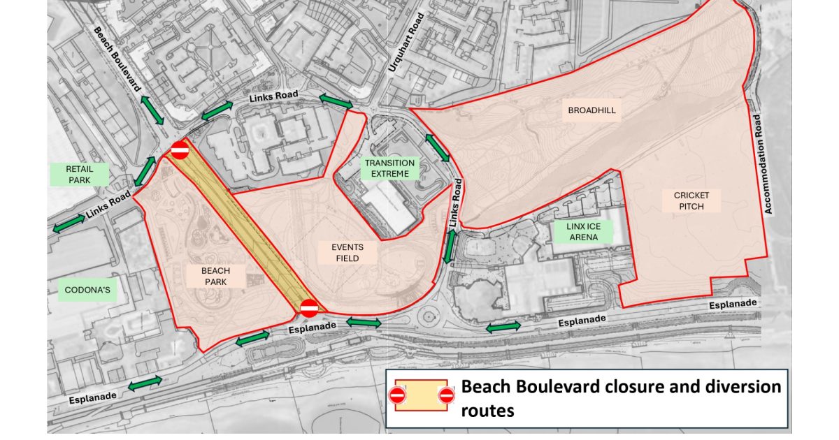 OpenGraph Image for Next stage of Beach improvement works require temporary closure of Beach Boulevard