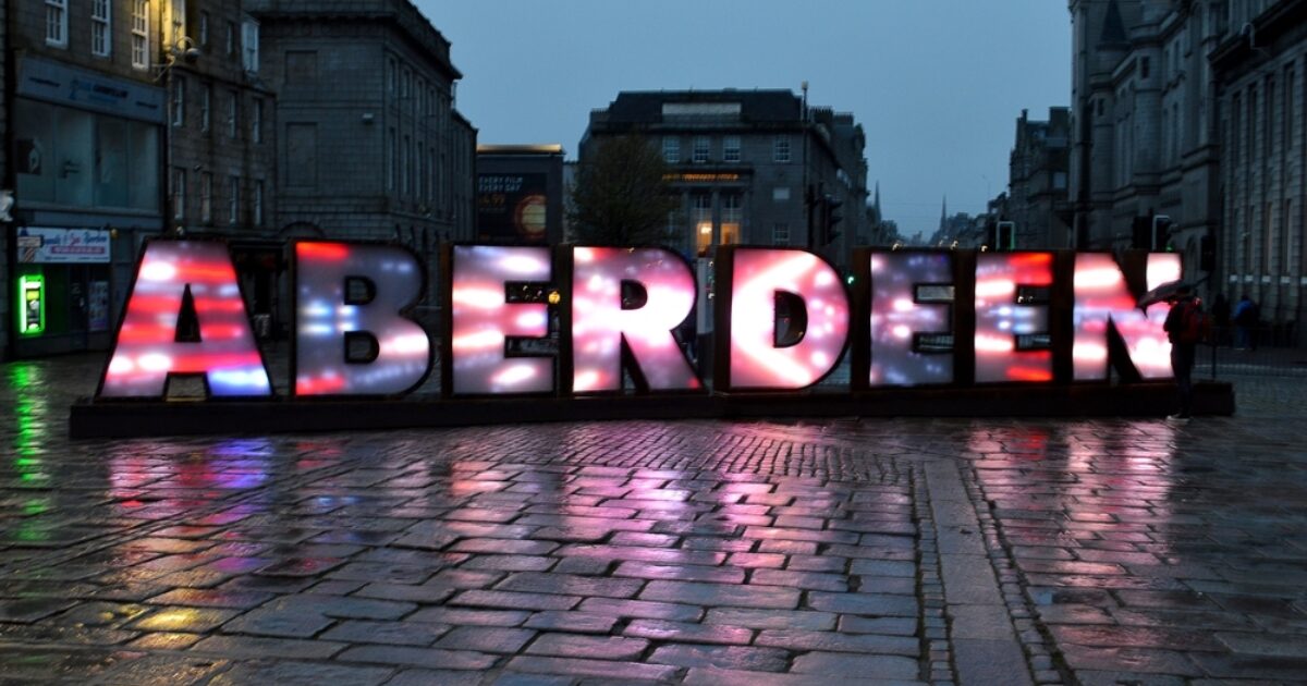 OpenGraph Image for Aberdeen large letters move to harbour for royal opening