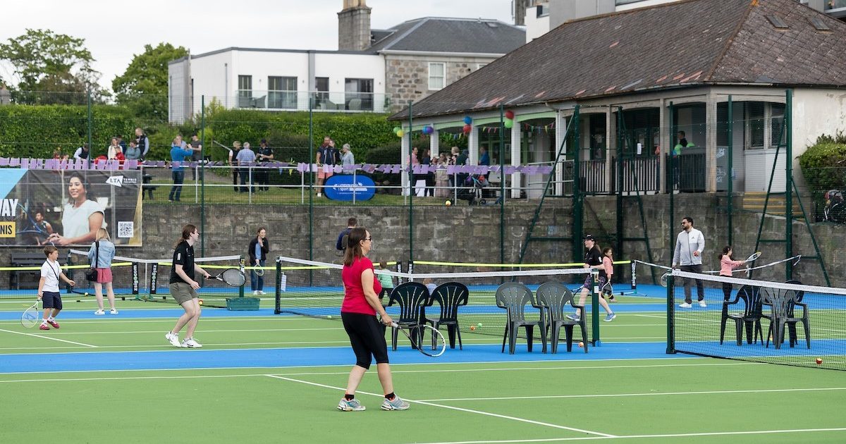 OpenGraph Image for Sport Aberdeen’s Northfield and Ruthrieston outdoor park tennis courts reopen after renovation