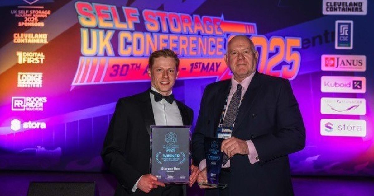 OpenGraph Image for Storage Den win UK self storage store of the year award