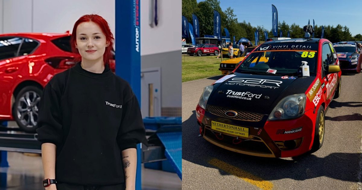 OpenGraph Image for TrustFord Aberdeen celebrates apprentice technician Sophie Kinghorn’s Silverstone experience