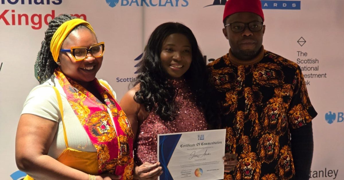 OpenGraph Image for Touch of Love founder recognised at The Black Scottish Awards