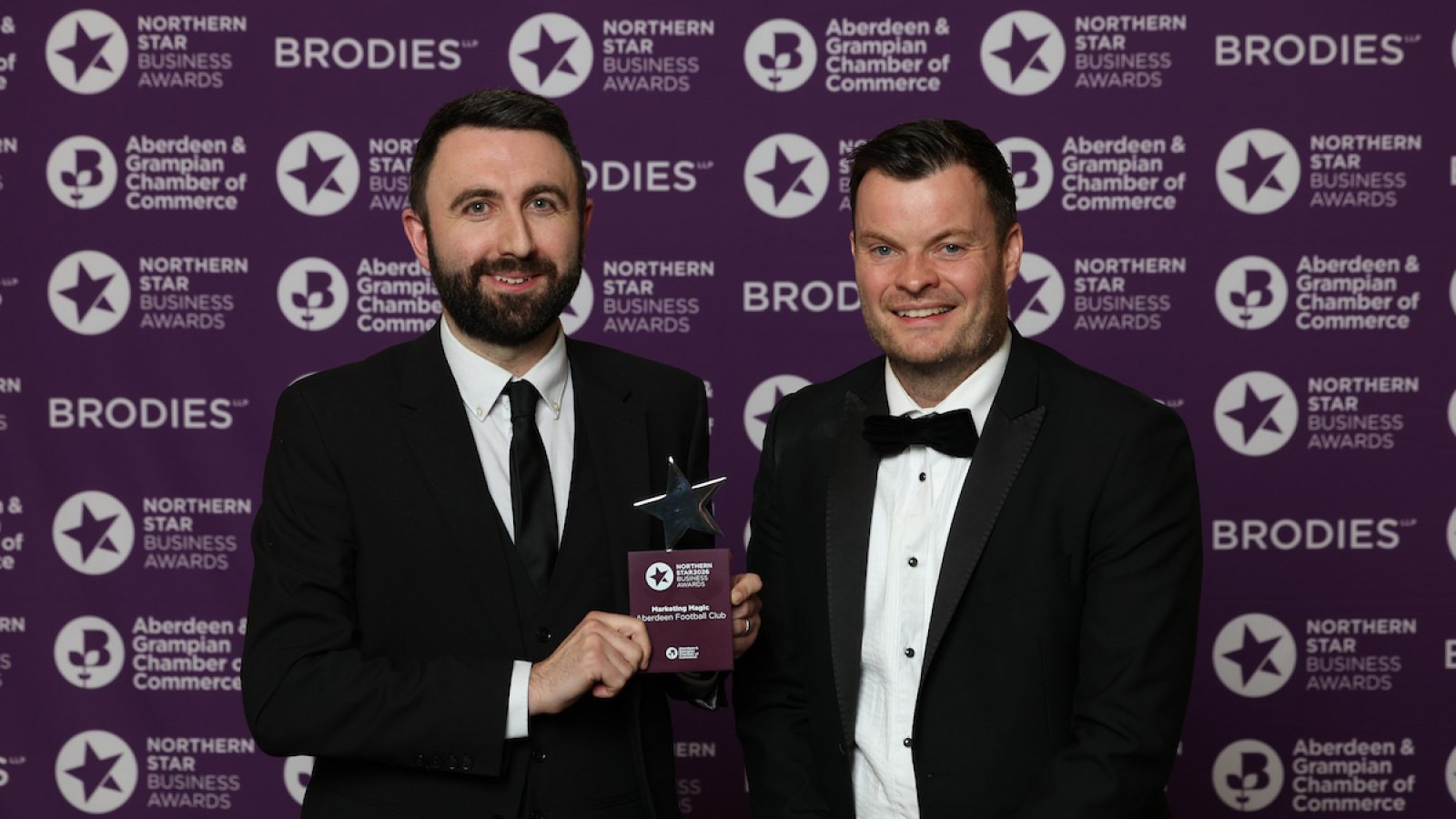 Marketing Magic NSBA2026 Aberdeen Football Club with sponsor True North Advisors