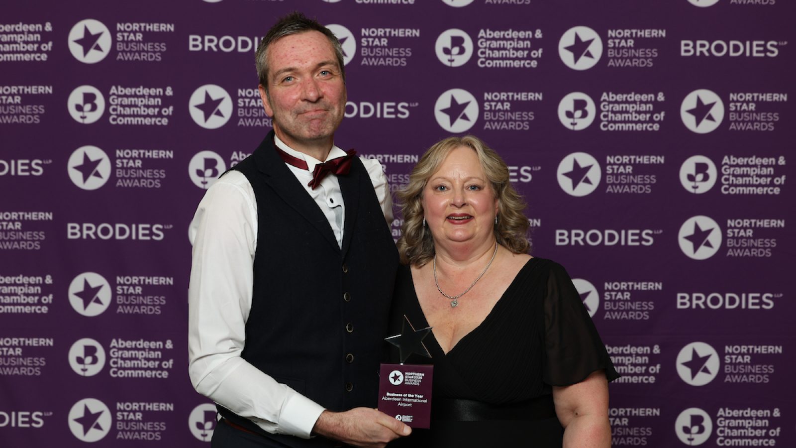 Business of the Year NSBA2026 Aberdeen International Airport with sponsor RBS