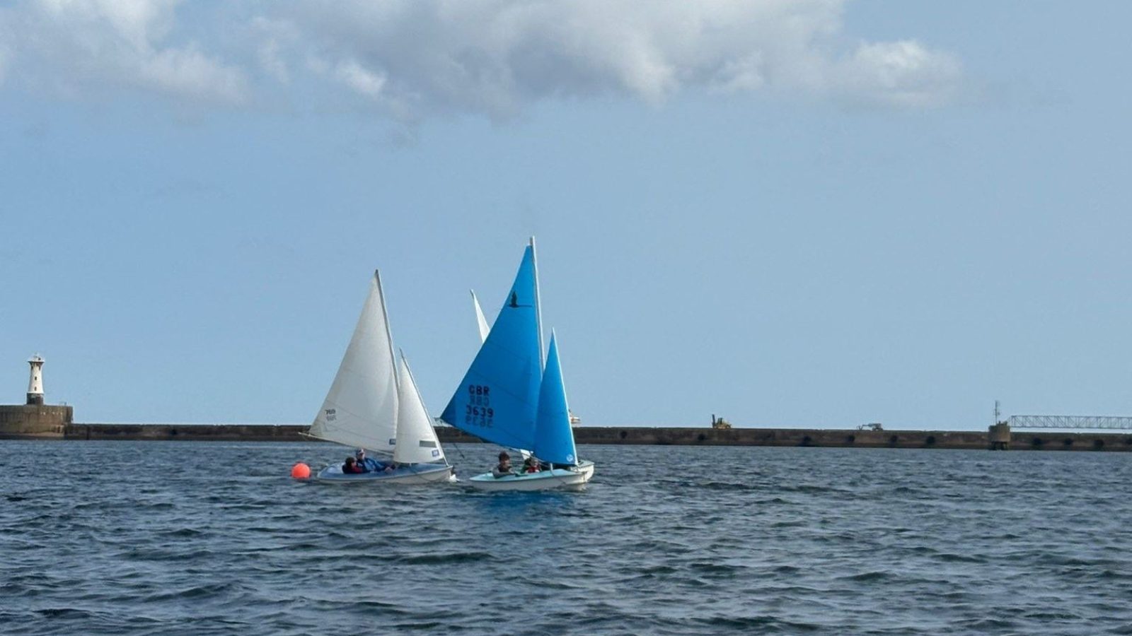 Aberdeenshire Sailing Club taking part in activities at Peterhead harbour. Credit: Aberdeenshire Sailing Club