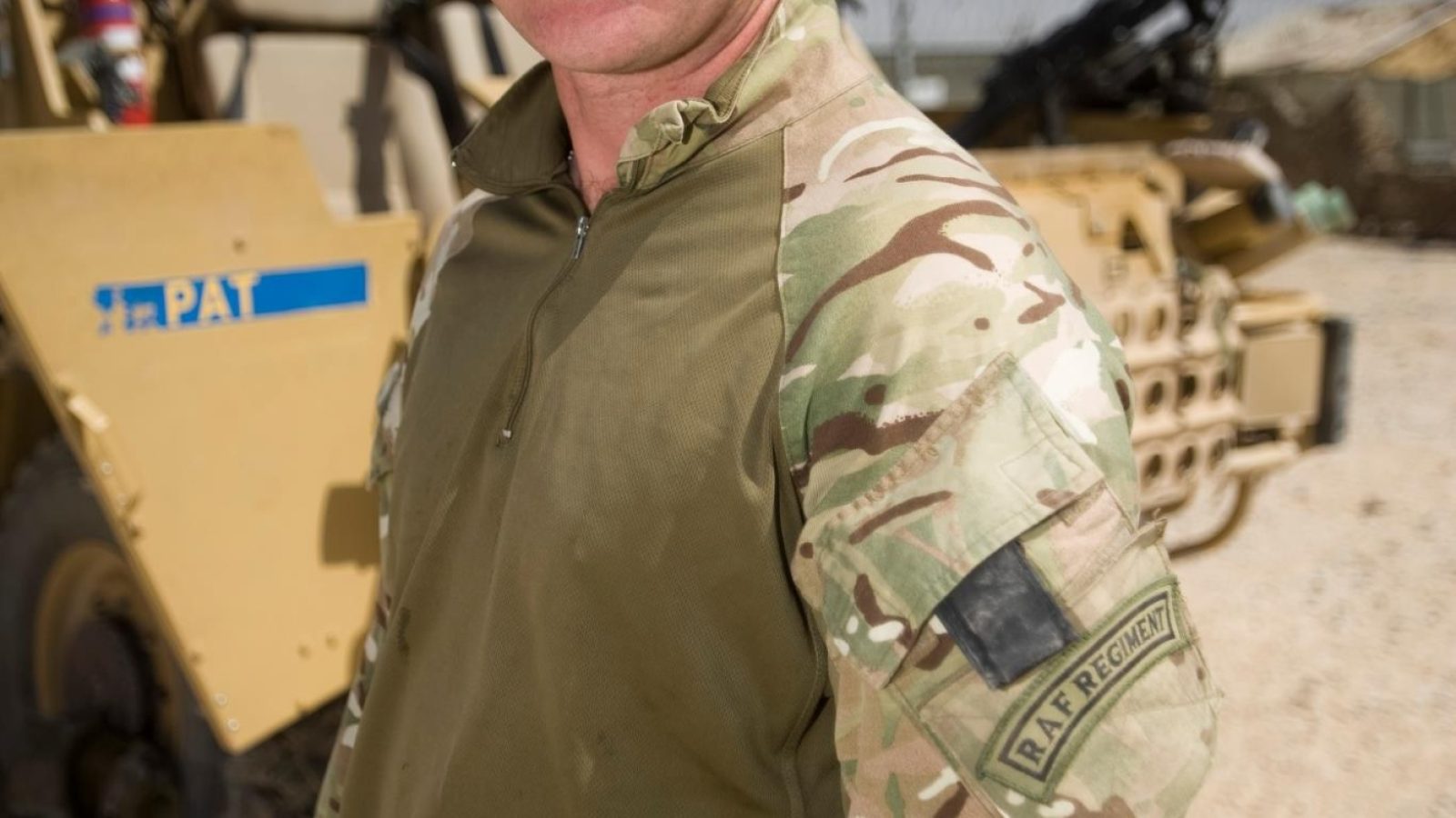 Roy in service.