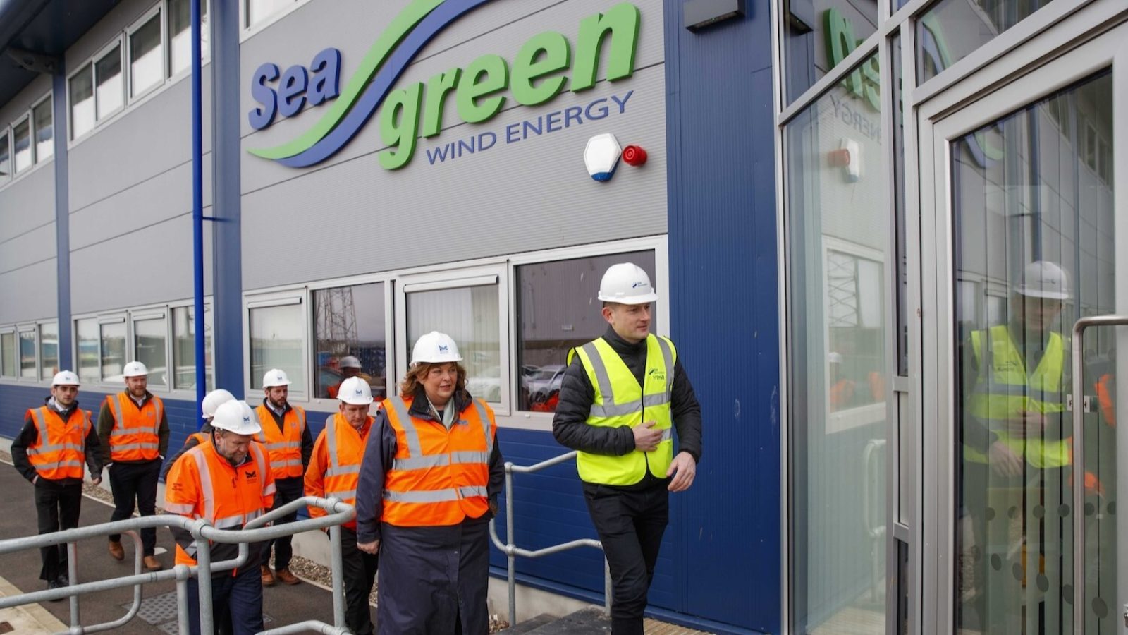 Fiona Hyslop visit to Seagreen and Montrose Port