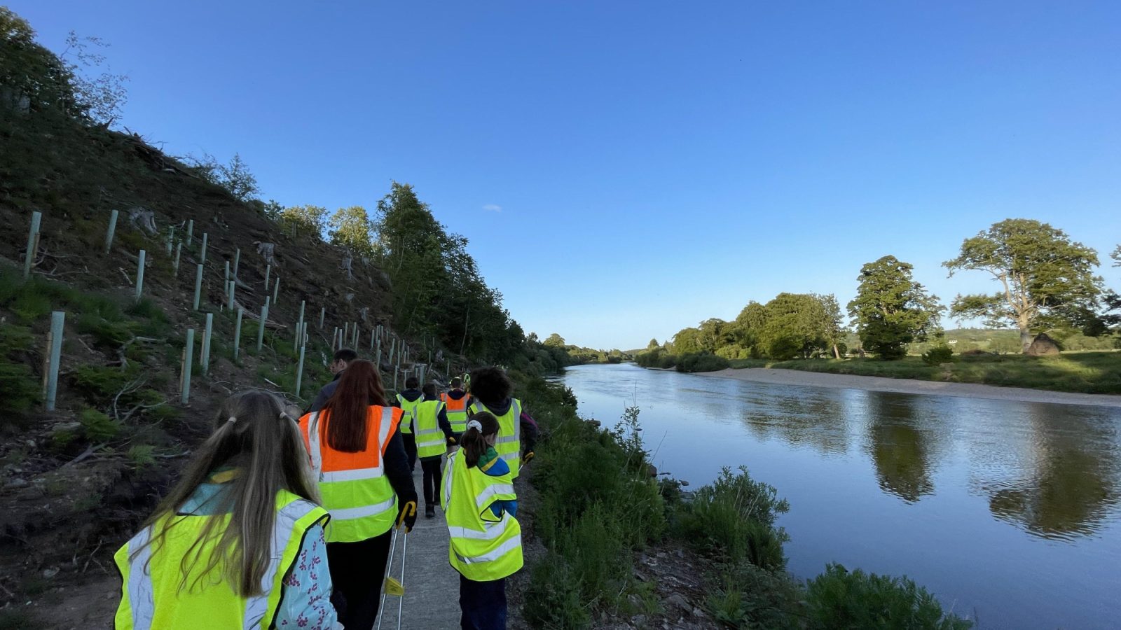 Source to Sea Litter Pick Peterculter Lovers Walk 58th Aberdeen Culter Scoutsc River Dee Trust Summer 2025
