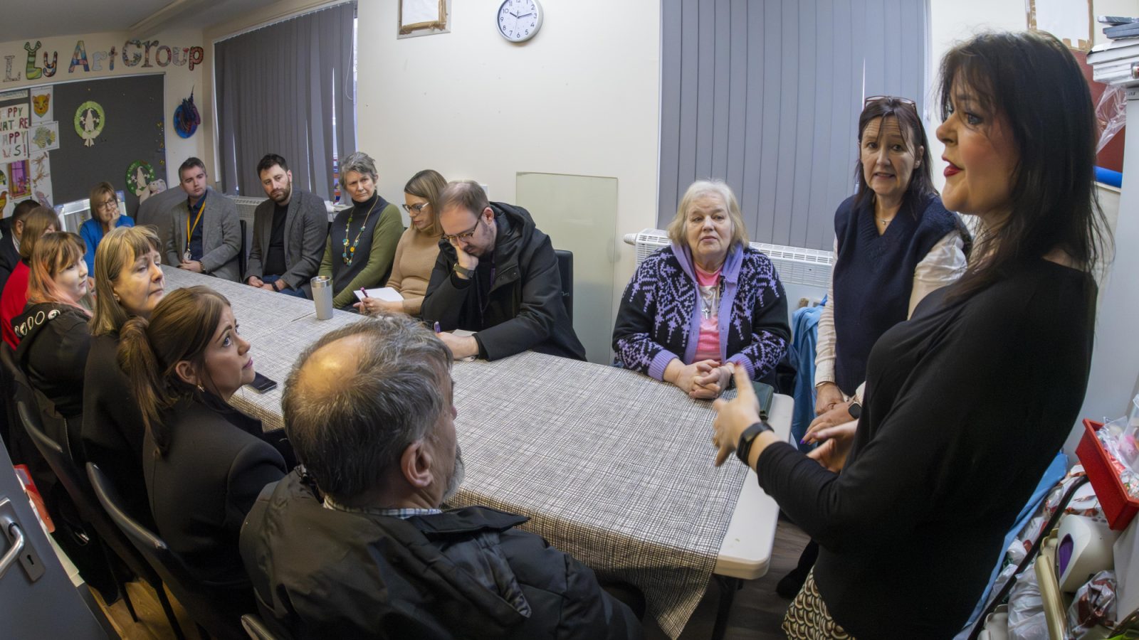Committee Members at the Tillydrone Community Flat