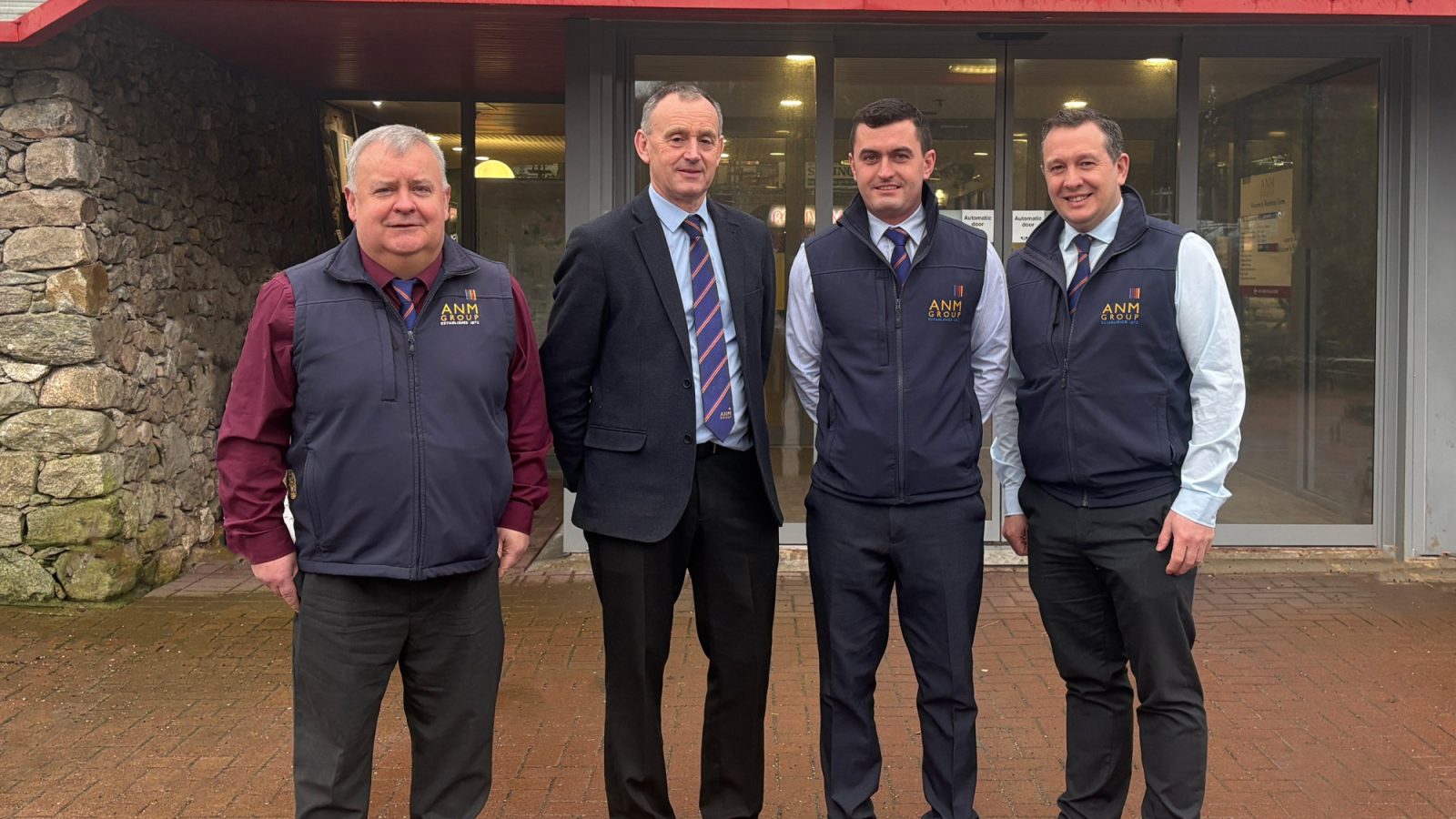 L-R: Colin Slessor John Angus Scott Champman and Gordon Simpson