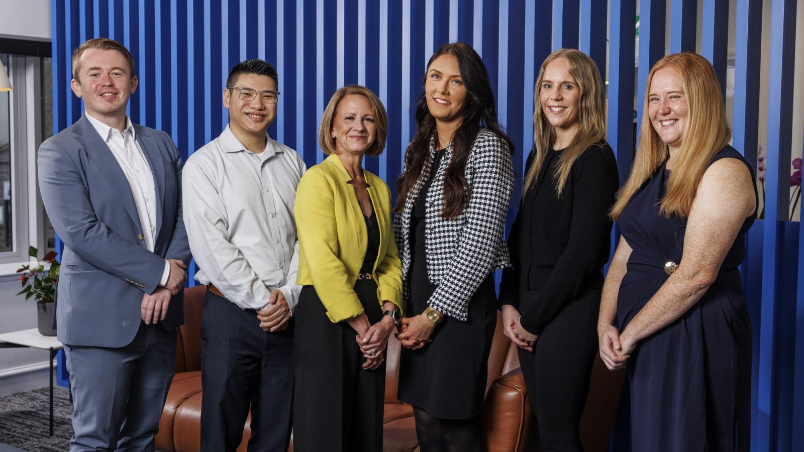 Campbell Gordon, Eric Fong, Helen Ferguson, Amy Dignon, Suzanne Reid and Natasha Day. Photo by Newsline Media.