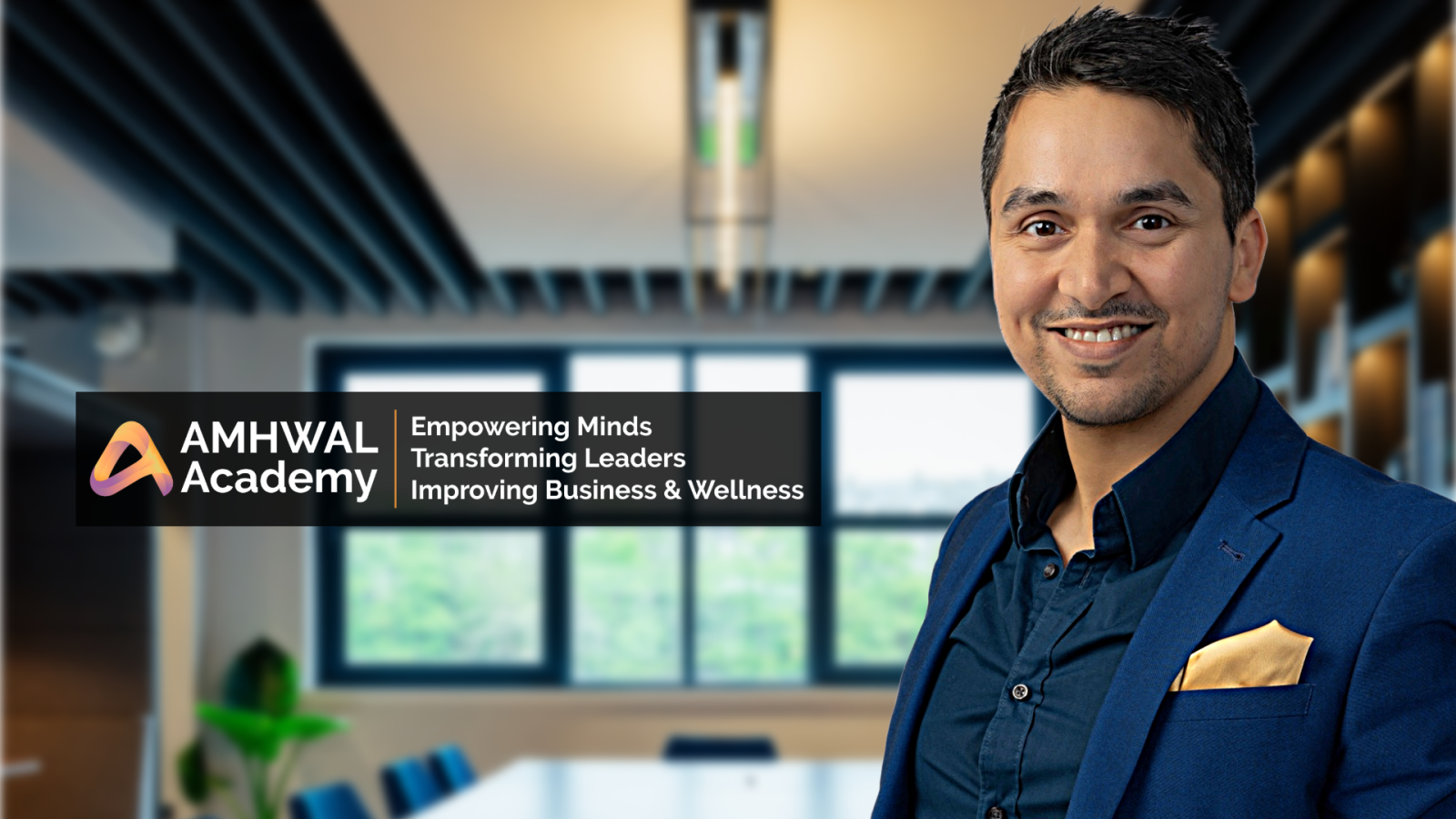 Anurag Rai at AMHWAL Academy's office.