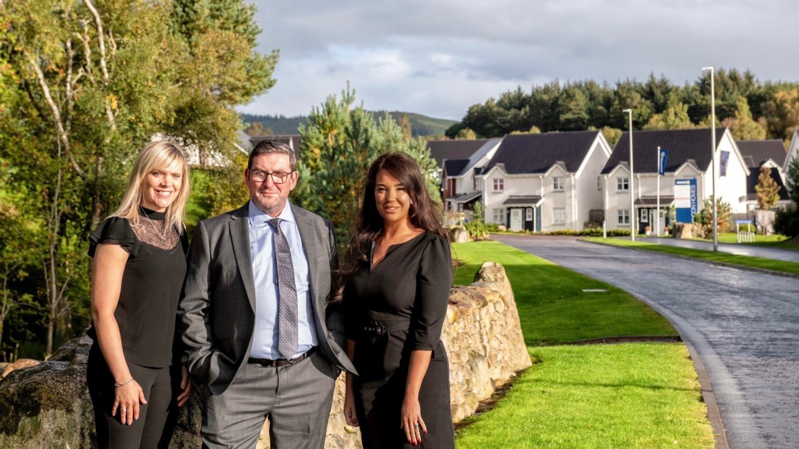 Donna Fraser, Jim Campbell and Tanya Fowlie
