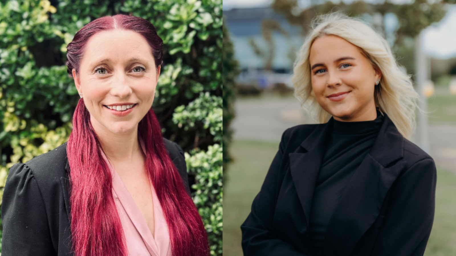 Christine Tomlin, left, and Kayleigh Duthie.