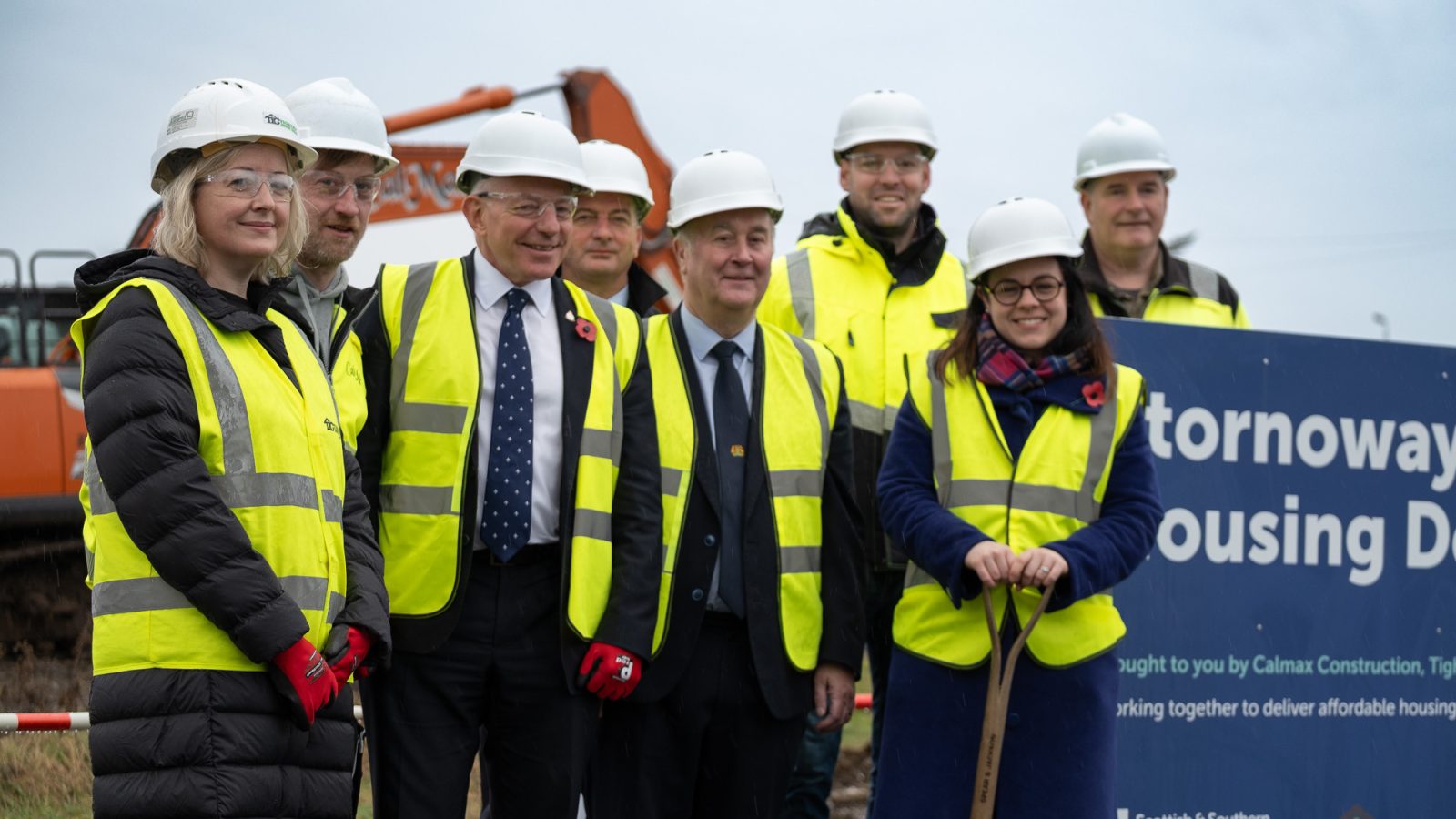 DFM with representatives of partner organisations involved in Stornoway Airport Housing Development